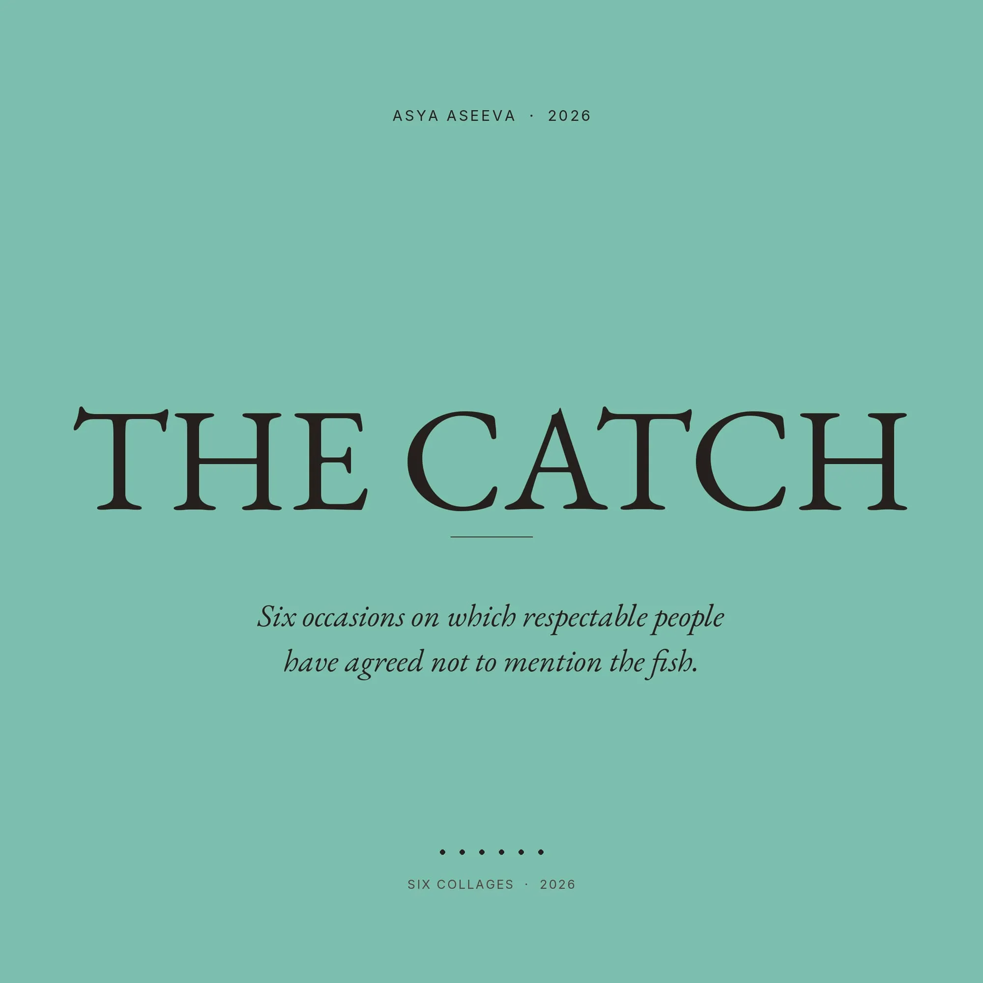 The Catch, collage 1. Digital collage by Asya Aseeva
